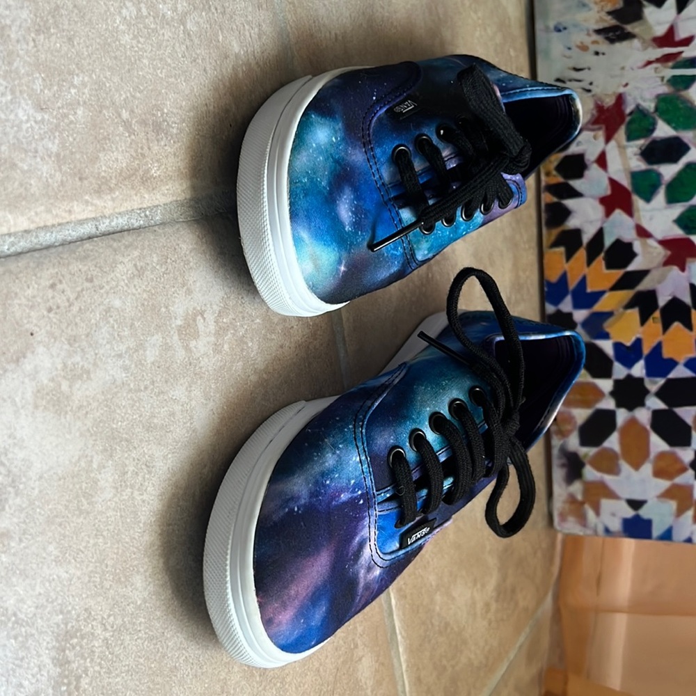 Vans Cosmic Star Galaxy Shoes. Men’s Sz 5 women’s 6.5